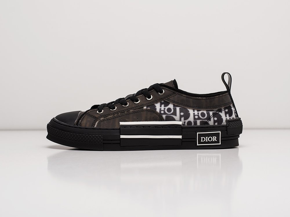 Dior B23 Low черные текстиль мужские (AR21654) - фото 1 Dior B23 Low черные текстиль мужские (AR21654) - фото 1