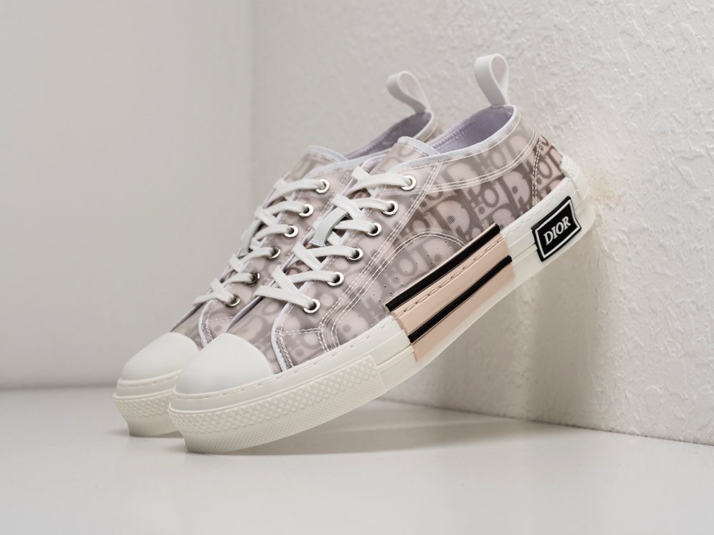 Dior B23 Low белые текстиль мужские (AR21655) - фото 2 Dior B23 Low белые текстиль мужские (AR21655) - фото 2