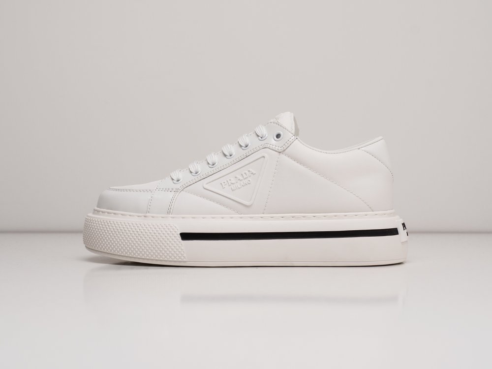 Prada Macro Low WMNS белые кожа женские (AR21672) - фото 1 Prada Macro Low WMNS белые кожа женские (AR21672) - фото 1
