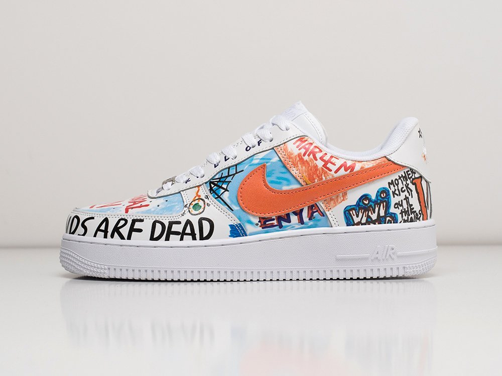 Nike Air Force 1 Low x Pauly x Vlone белые кожа мужские (AR21682) - фото 1 Nike Air Force 1 Low x Pauly x Vlone белые кожа мужские (AR21682) - фото 1