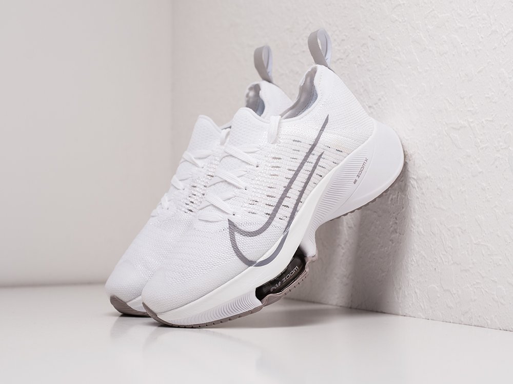 Nike Air Zoom Alphafly Next% белые текстиль женские (AR21701) - фото 2 Nike Air Zoom Alphafly Next% белые текстиль женские (AR21701) - фото 2