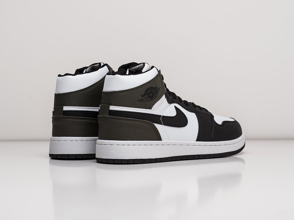 Nike Air Jordan 1 белые кожа мужские (AR21713) - фото 4 Nike Air Jordan 1 белые кожа мужские (AR21713) - фото 4