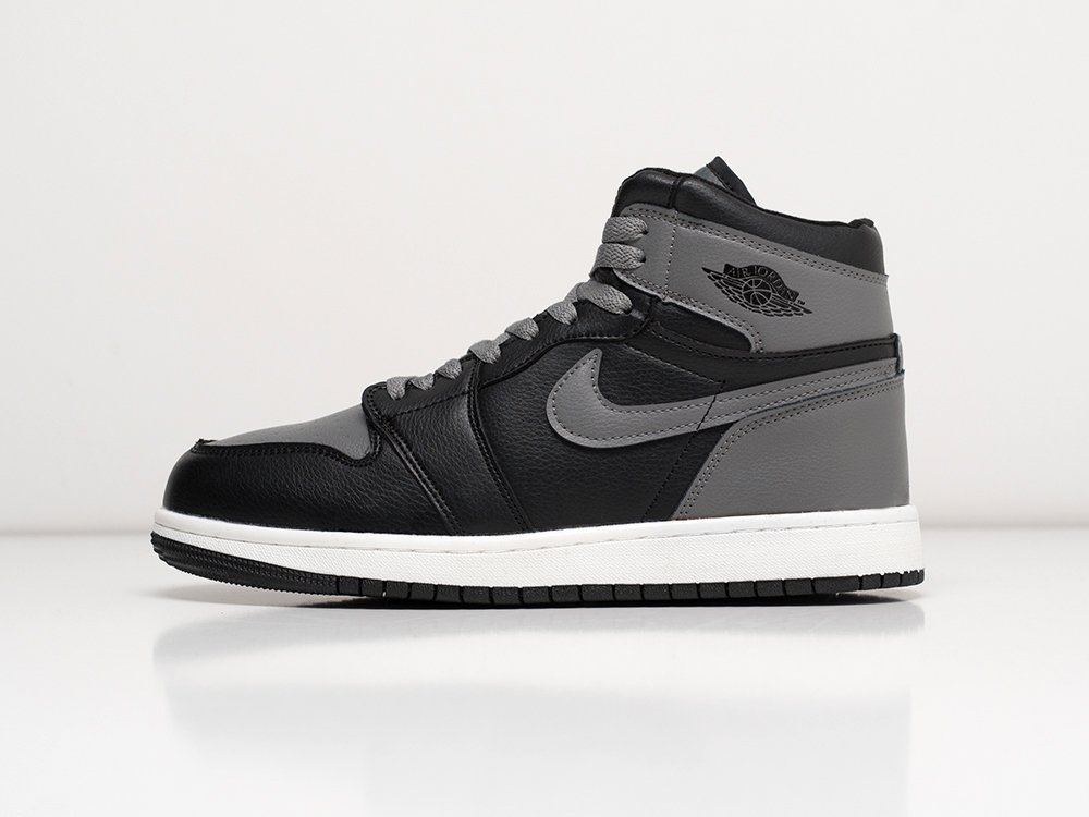 мужские кроссовки Nike Air Jordan 1 Black / Grey / White
