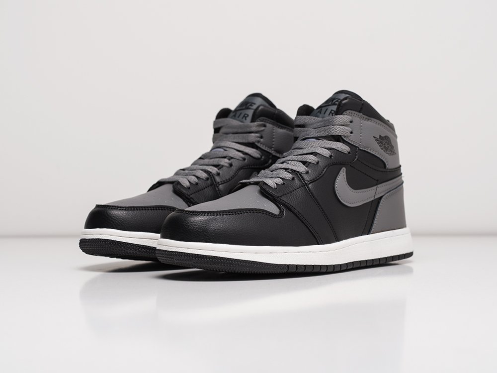 мужские кроссовки Nike Air Jordan 1 Black / Grey / White