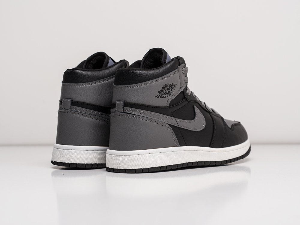 мужские кроссовки Nike Air Jordan 1 Black / Grey / White