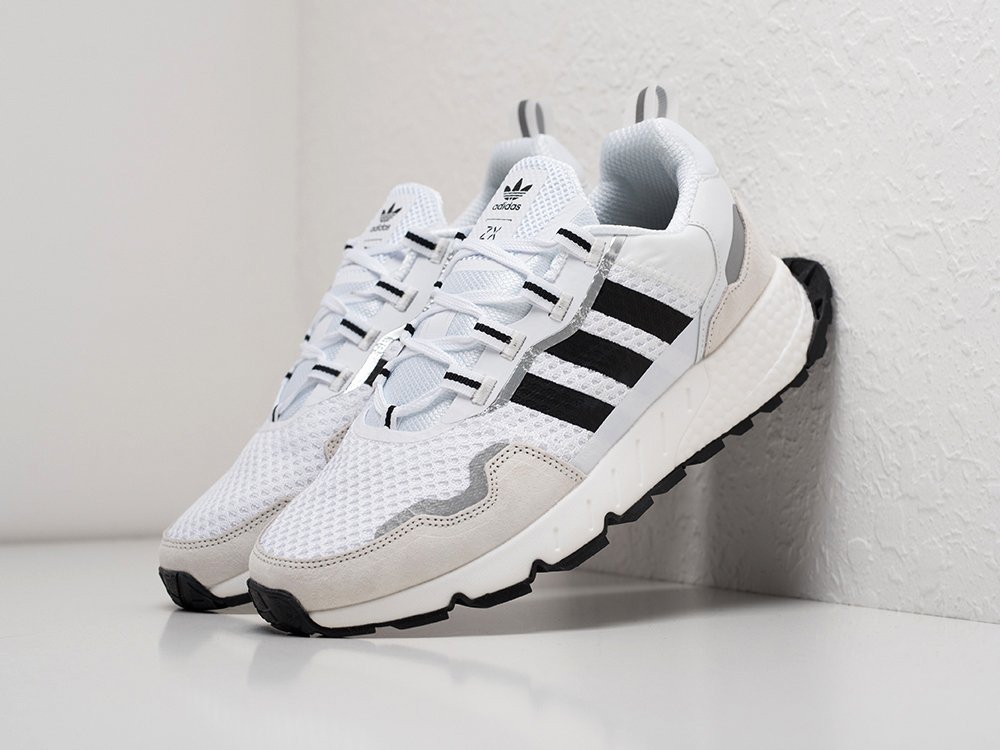 Adidas ZX 1K Boost белые текстиль мужские (AR21734) - фото 2 Adidas ZX 1K Boost белые текстиль мужские (AR21734) - фото 2
