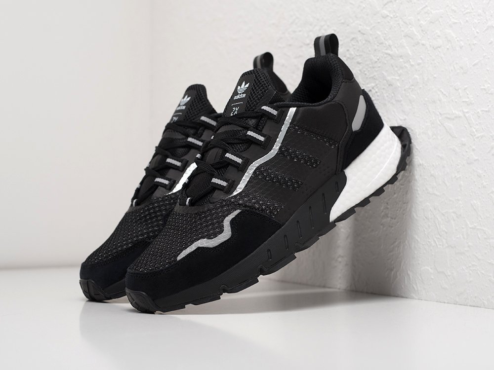 Adidas ZX 1K Boost черные текстиль мужские (AR21736) - фото 2 Adidas ZX 1K Boost черные текстиль мужские (AR21736) - фото 2