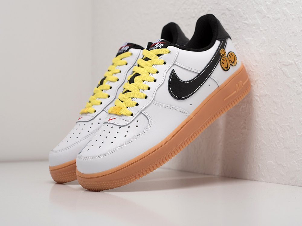 Nike Air Force 1 Low Go The Extra The Smile белые кожа мужские (AR21792) - фото 2