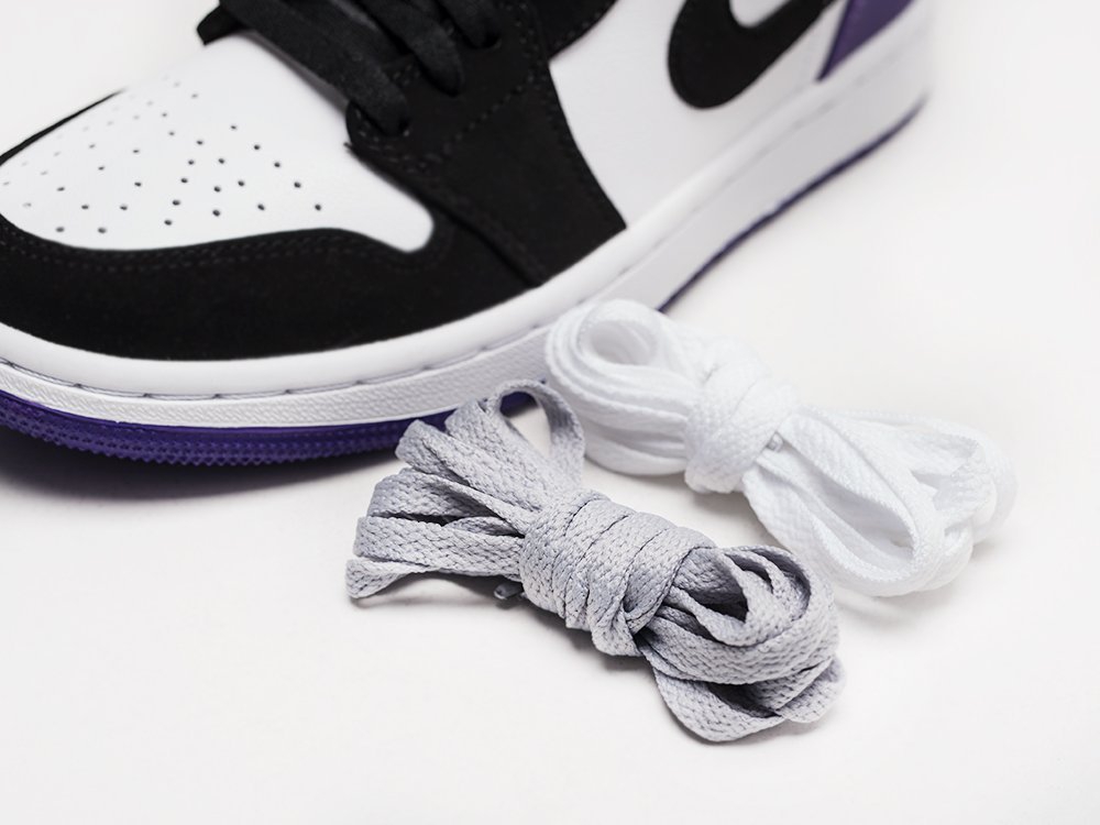 Nike Air Jordan 1 белые кожа женские (AR21845) - фото 3