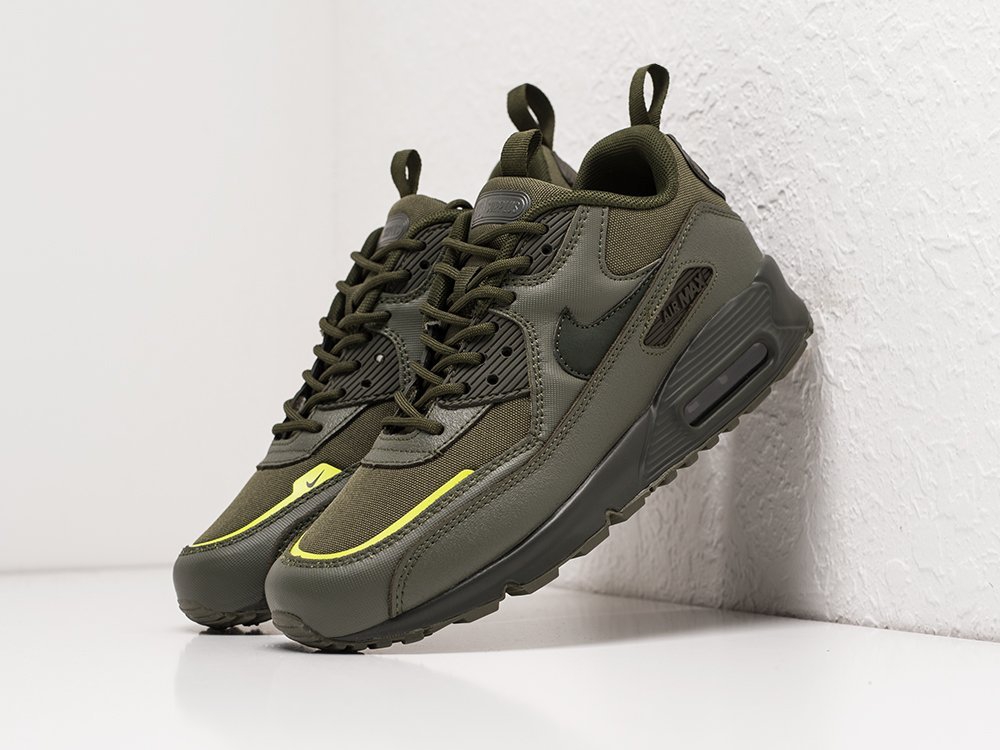 Nike Air Max 90 зеленые кожа мужские (AR21853) - фото 2 Nike Air Max 90 зеленые кожа мужские (AR21853) - фото 2