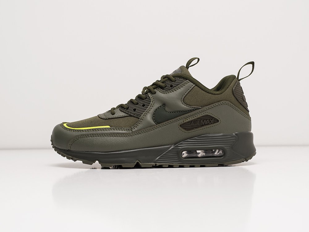 Nike Air Max 90 зеленые кожа мужские (AR21853) - фото 1 Nike Air Max 90 зеленые кожа мужские (AR21853) - фото 1