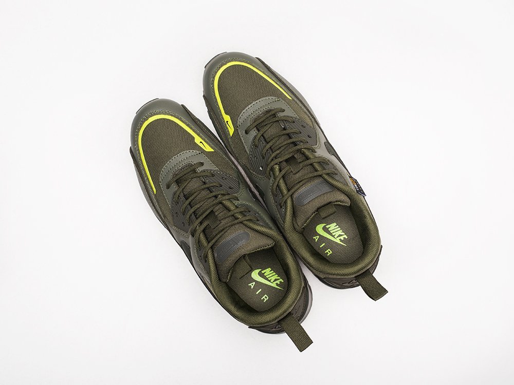 Nike Air Max 90 зеленые кожа мужские (AR21853) - фото 3