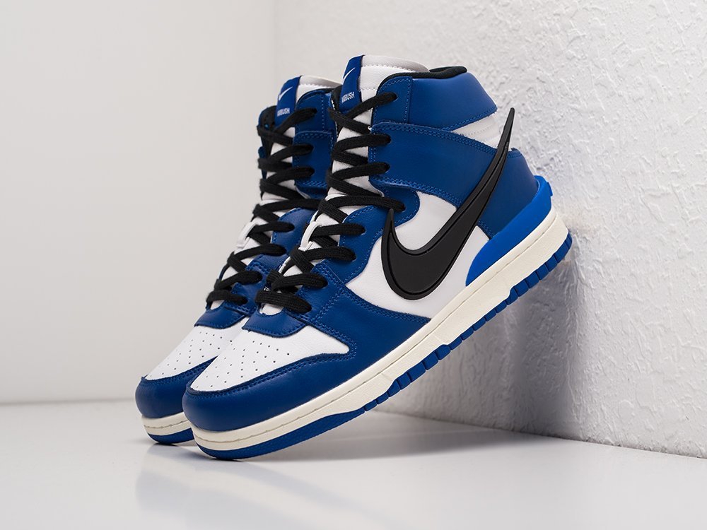 Nike AMBUSH x SB Dunk High синие мужские (AR21857) - фото 2