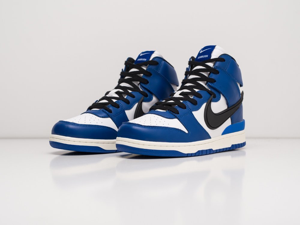 Nike AMBUSH x SB Dunk High синие мужские (AR21857) - фото 3