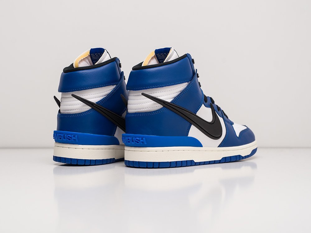 Nike AMBUSH x SB Dunk High синие мужские (AR21857) - фото 4