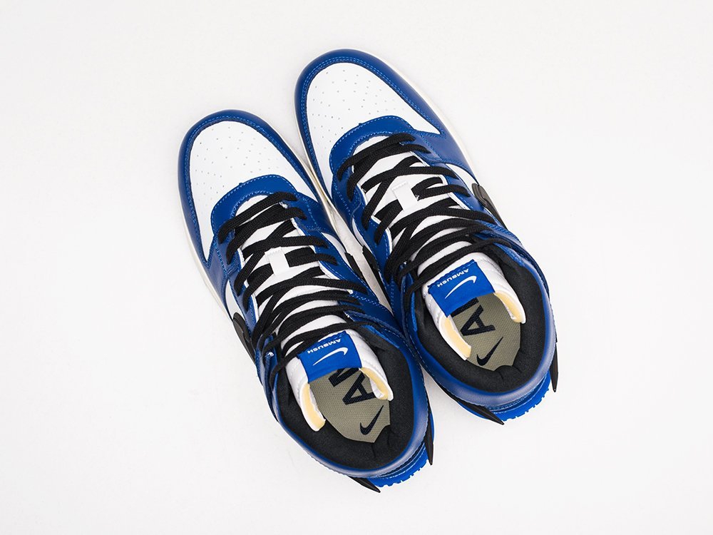 Nike AMBUSH x SB Dunk High синие мужские (AR21857) - фото 6