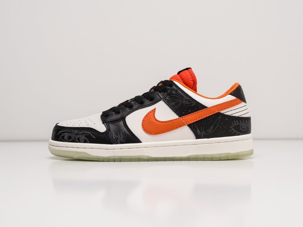 Nike SB Dunk Low PRM Halloween белые замша мужские (AR21861) - фото 1 Nike SB Dunk Low PRM Halloween белые замша мужские (AR21861) - фото 1