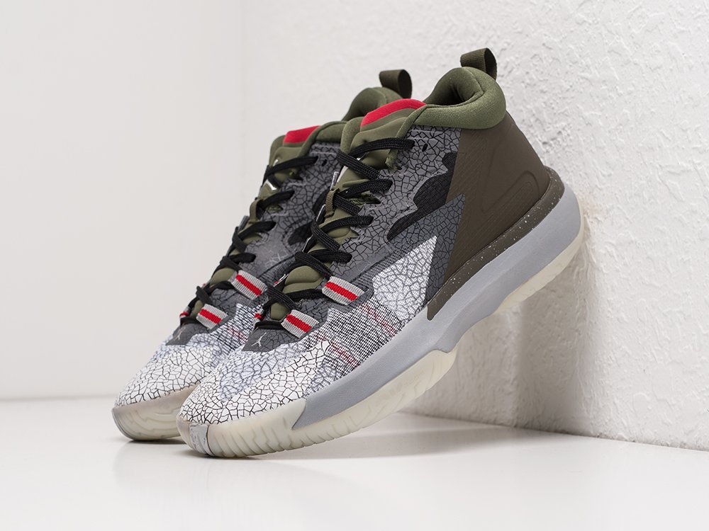 Nike Jordan Zion 1 серые текстиль мужские (AR21874) - фото 2
