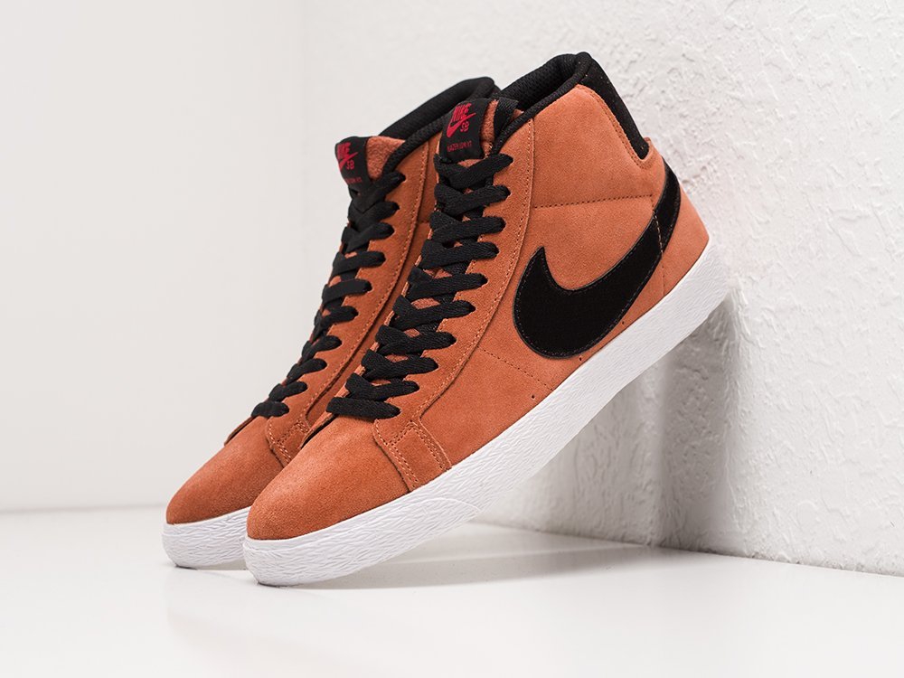 Nike SB Zoom Blazer Mid коричневые замша мужские (AR21878) - фото 2 Nike SB Zoom Blazer Mid коричневые замша мужские (AR21878) - фото 2