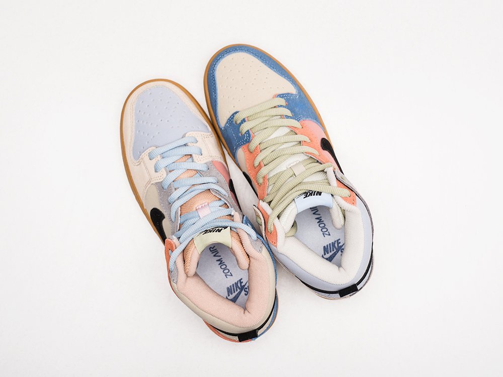 Nike SB Dunk High WMNS Spectrum разноцветные кожа женские (AR21891) - фото 3 Nike SB Dunk High WMNS Spectrum разноцветные кожа женские (AR21891) - фото 3