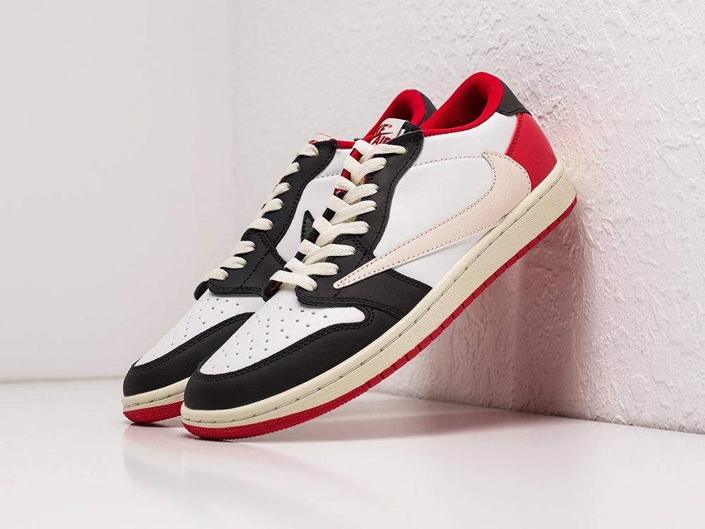 Nike Air Jordan 1 Low x Travis Scott белые кожа мужские (AR21895) - фото 2 Nike Air Jordan 1 Low x Travis Scott белые кожа мужские (AR21895) - фото 2