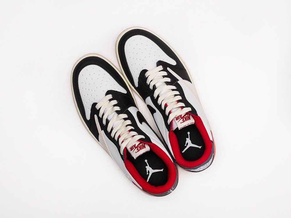Nike Air Jordan 1 Low x Travis Scott белые кожа мужские (AR21895) - фото 3