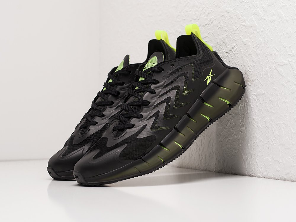 Reebok Zig Kinetica 21 черные кожа мужские (AR21902) - фото 2 Reebok Zig Kinetica 21 черные кожа мужские (AR21902) - фото 2