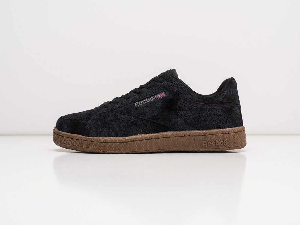 Reebok Club C 85 черные текстиль мужские (AR21936) - фото 1 Reebok Club C 85 черные текстиль мужские (AR21936) - фото 1