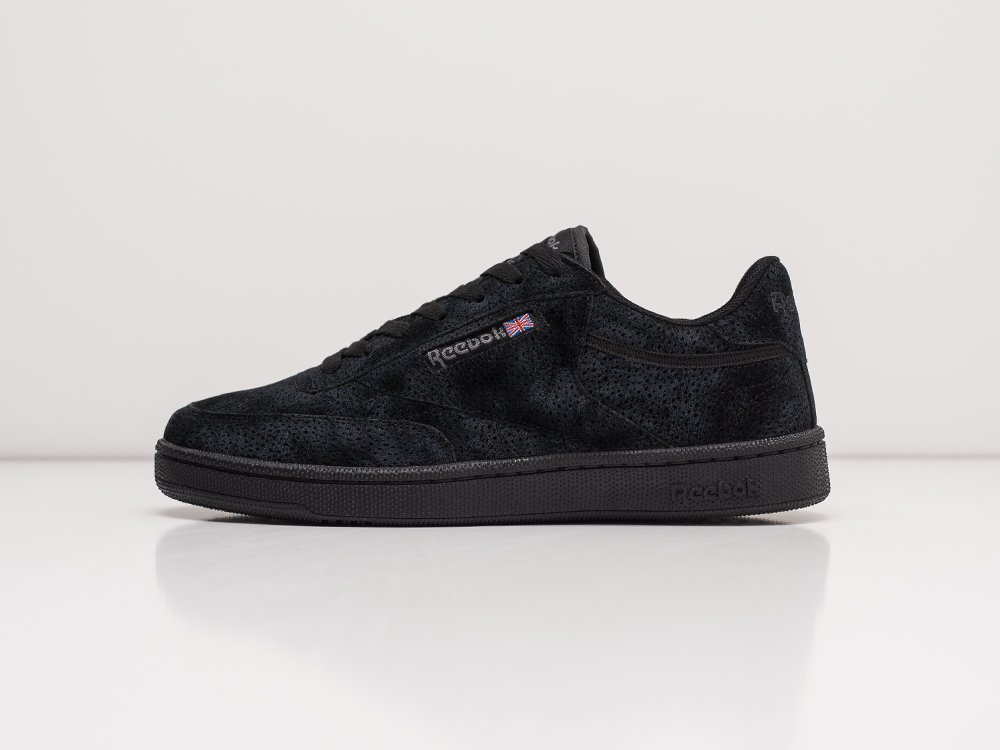 Reebok Club C 85 черные текстиль мужские (AR21937) - фото 1 Reebok Club C 85 черные текстиль мужские (AR21937) - фото 1
