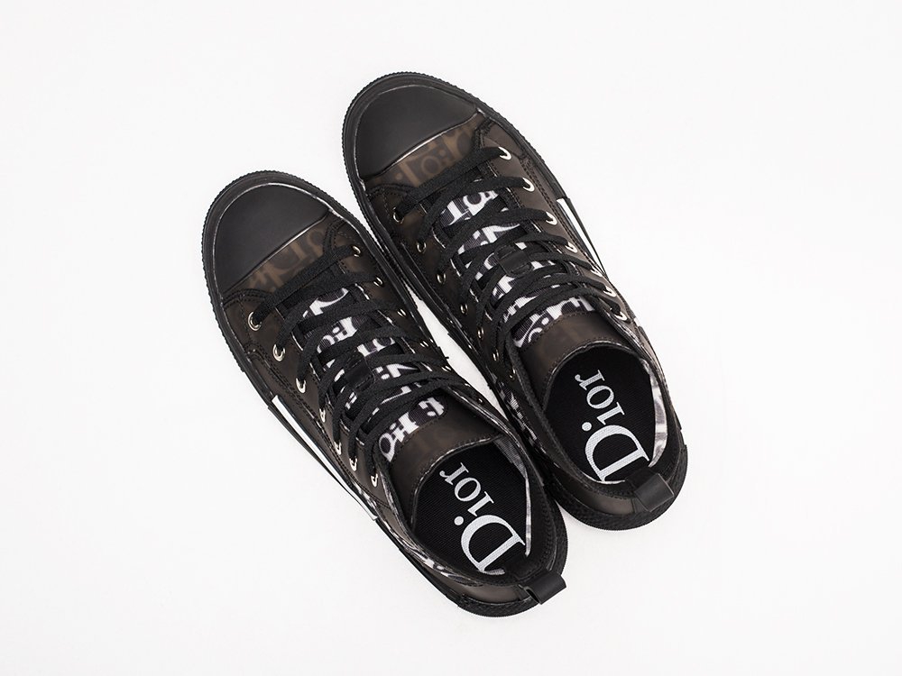 Мужские кроссовки Dior B23 High Black / White (40-45 размер) фото 3