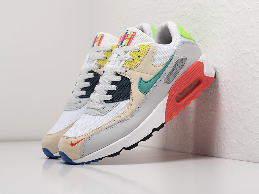 Nike Air Max 90 Evolution of Icons разноцветные кожа мужские (AR21995) - фото 2 Nike Air Max 90 Evolution of Icons разноцветные кожа мужские (AR21995) - фото 2