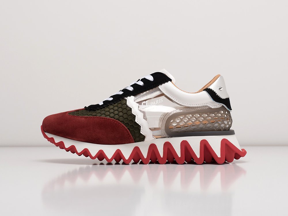 Christian Louboutin Loubishark разноцветные текстиль мужские (AR22008) - фото 1 Christian Louboutin Loubishark разноцветные текстиль мужские (AR22008) - фото 1