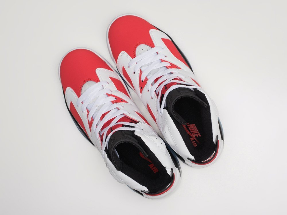 Nike Air Jordan 6 WMNS Carmine красные женские (AR22011) - фото 3