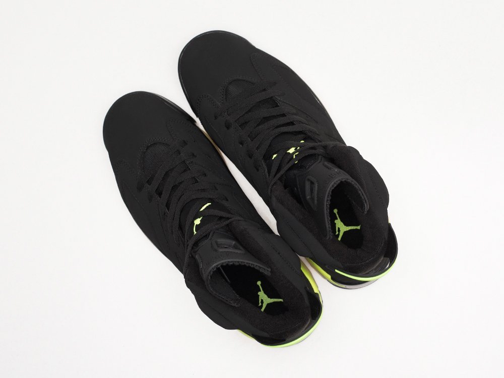 Nike Air Jordan 6 Electric Green черные мужские (AR22012) - фото 3