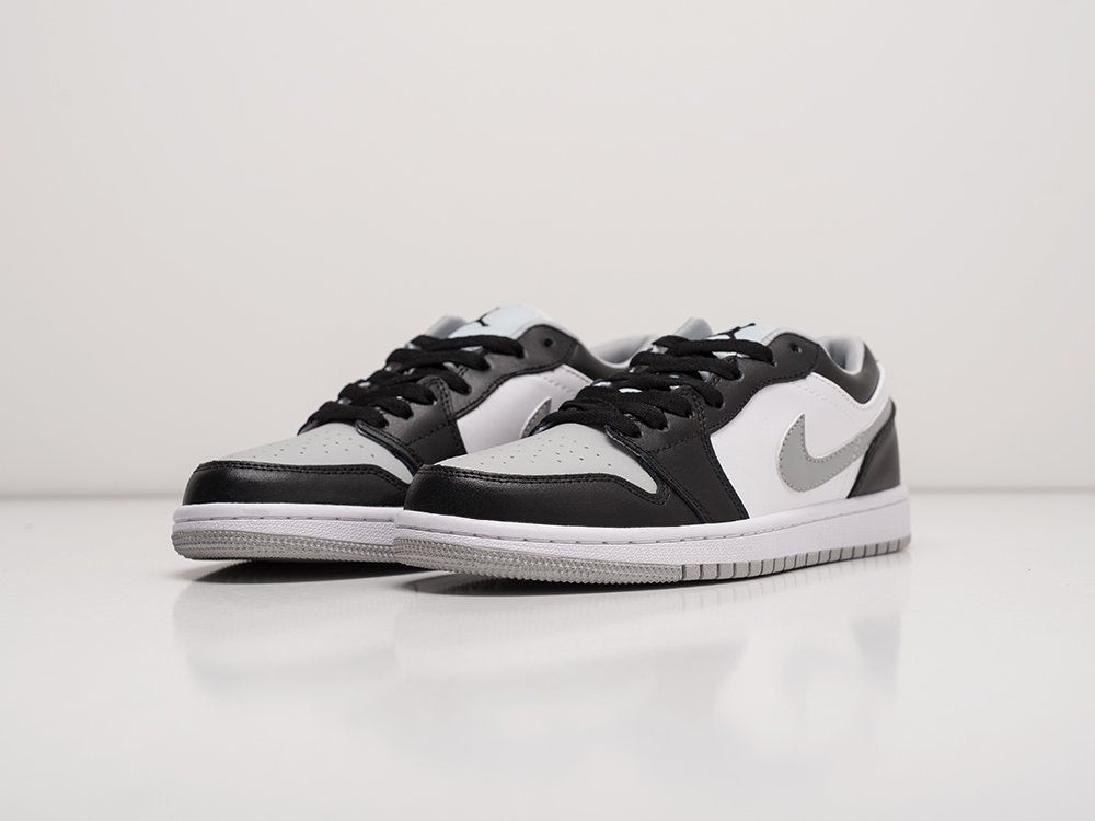Nike Air Jordan 1 Low WMNS White / Black / Grey - фото 3