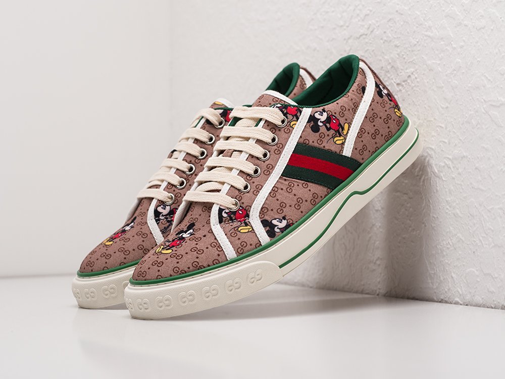 Gucci Tennis 1977 Low коричневые замша мужские (AR22047) - фото 2