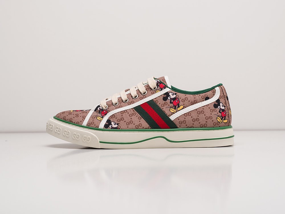 Gucci Tennis 1977 Low коричневые замша мужские (AR22047) - фото 1