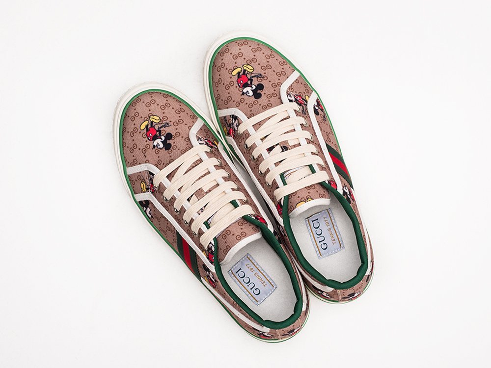 Gucci Tennis 1977 Low коричневые замша мужские (AR22047) - фото 6 Gucci Tennis 1977 Low коричневые замша мужские (AR22047) - фото 6