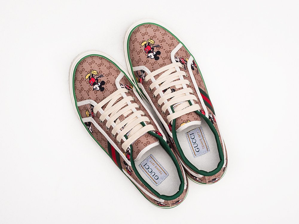 Gucci Tennis 1977 Low коричневые замша мужские (AR22047) - фото 6