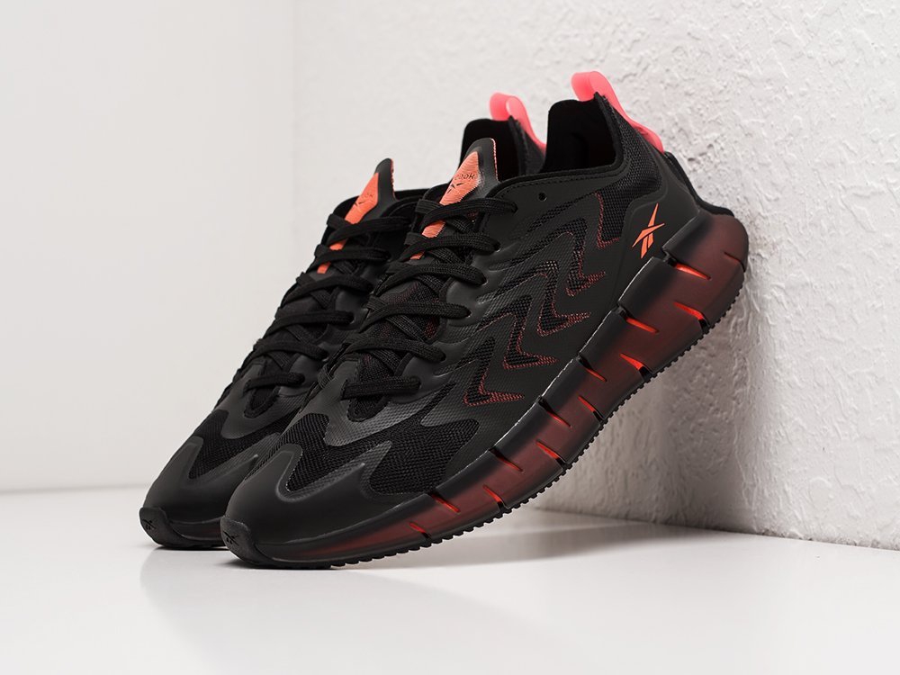 Reebok Zig Kinetica 21 черные кожа мужские (AR22058) - фото 2 Reebok Zig Kinetica 21 черные кожа мужские (AR22058) - фото 2