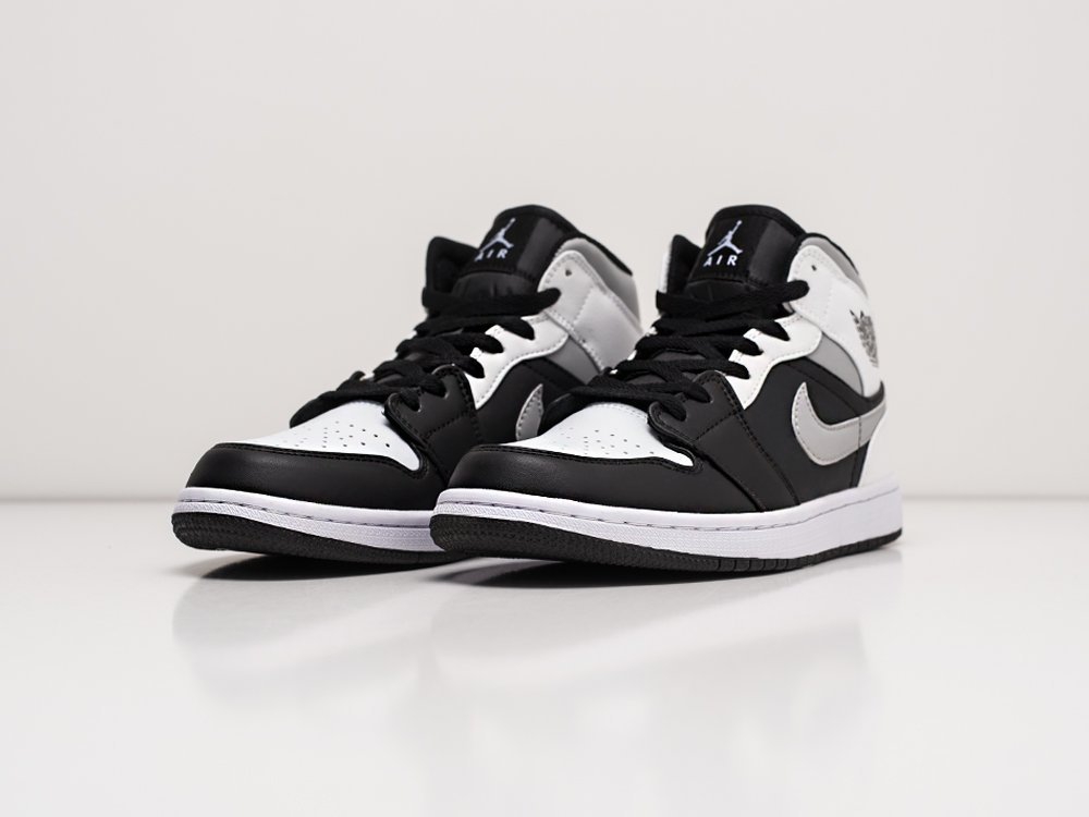 Nike Air Jordan 1 черные кожа мужские (AR22059) - фото 3