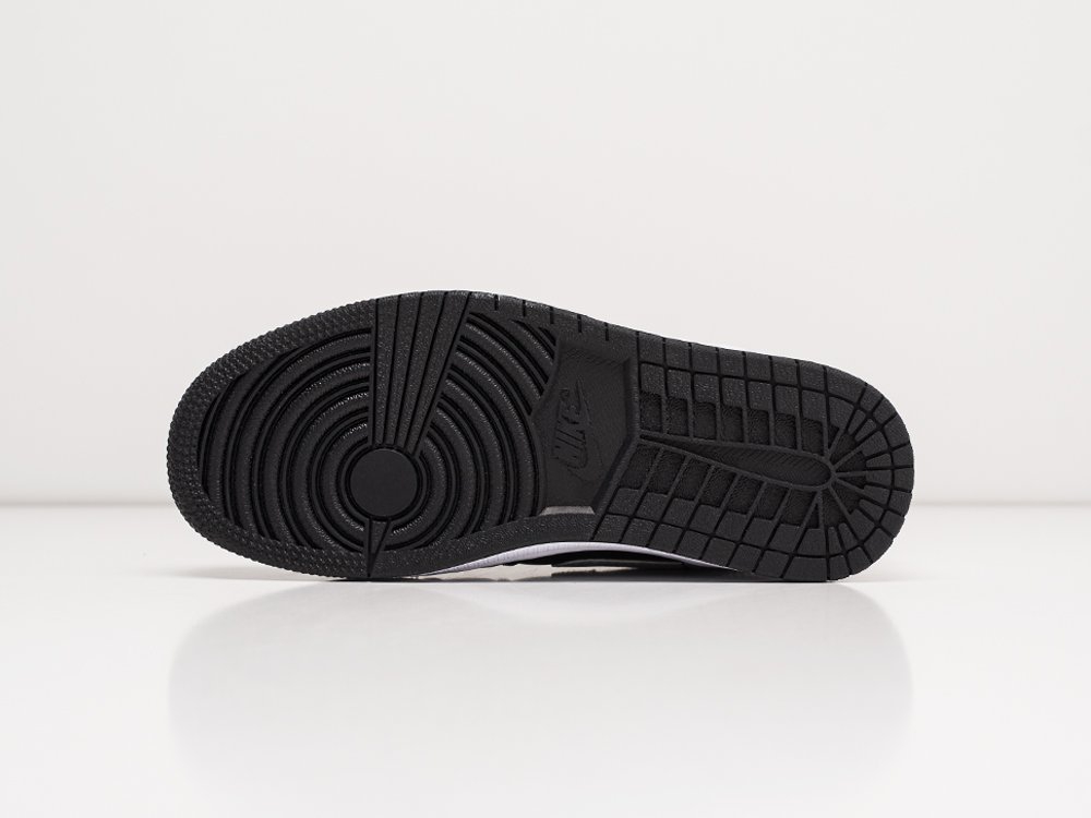 Nike Air Jordan 1 черные кожа мужские (AR22059) - фото 5