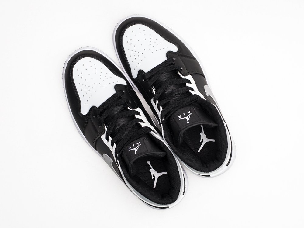Nike Air Jordan 1 черные кожа мужские (AR22059) - фото 6