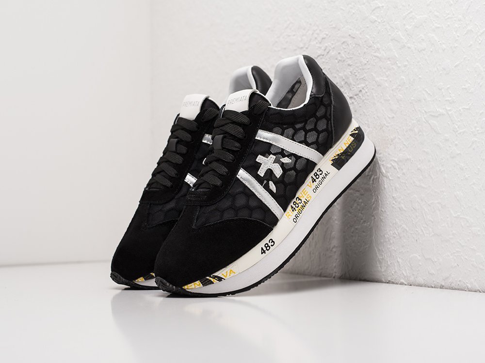 Premiata Conny черные текстиль женские (AR22075) - фото 2 Premiata Conny черные текстиль женские (AR22075) - фото 2