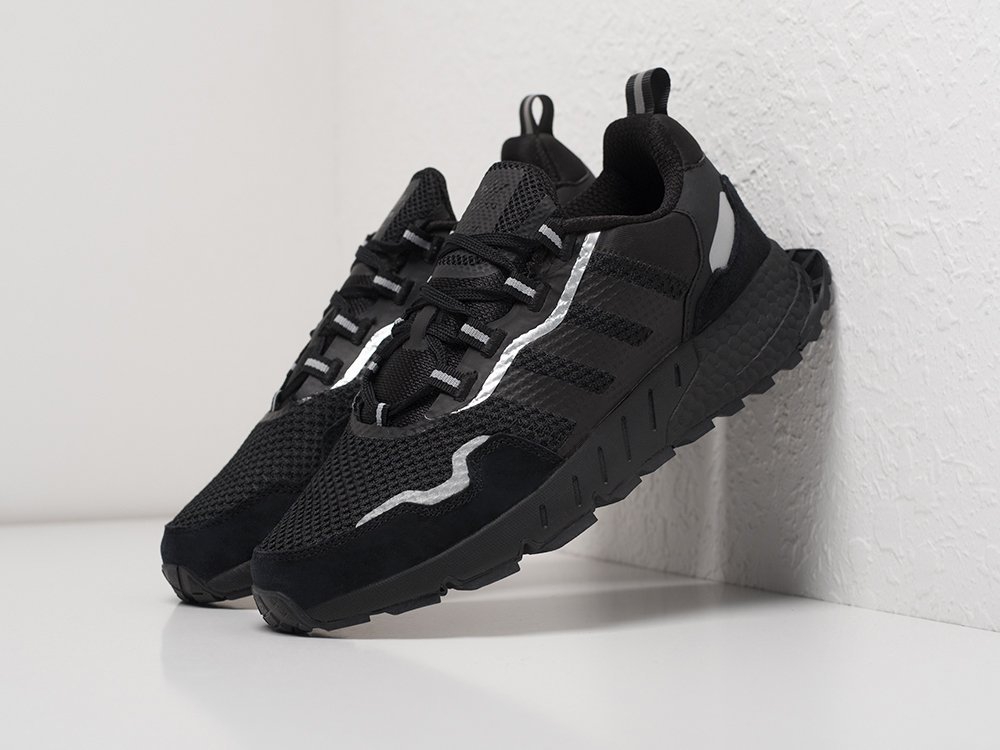 Adidas ZX 1K Boost черные текстиль мужские (AR22086) - фото 2 Adidas ZX 1K Boost черные текстиль мужские (AR22086) - фото 2