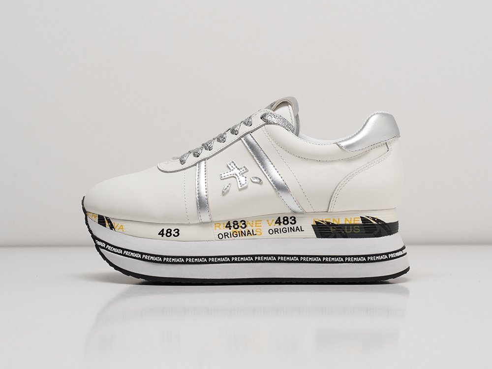 Premiata Conny белые текстиль женские (AR22090) - фото 1 Premiata Conny белые текстиль женские (AR22090) - фото 1