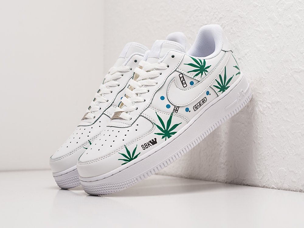 Nike Air Force 1 Low SBK Xanax белые кожа мужские (AR22097) - фото 2 Nike Air Force 1 Low SBK Xanax белые кожа мужские (AR22097) - фото 2