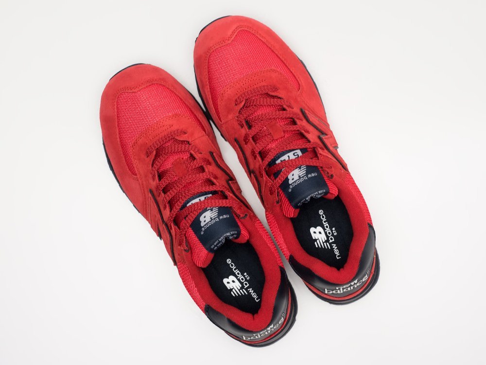 New Balance 574 красные замша мужские (AR22101) - фото 3 New Balance 574 красные замша мужские (AR22101) - фото 3