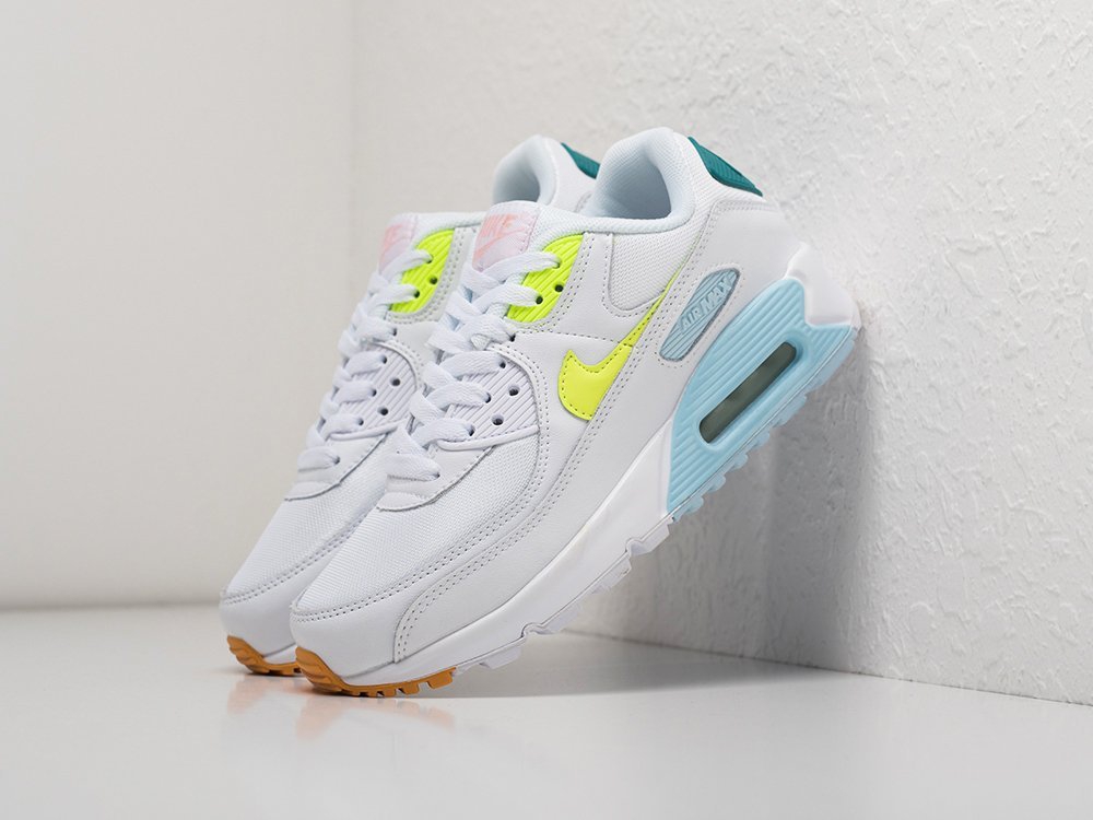 Nike Air Max 90 белые текстиль женские (AR22139) - фото 2