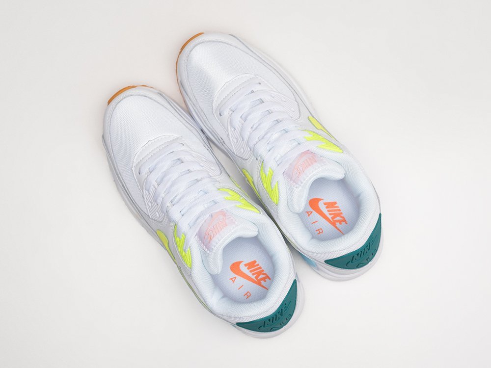 Nike Air Max 90 белые текстиль женские (AR22139) - фото 3 Nike Air Max 90 белые текстиль женские (AR22139) - фото 3